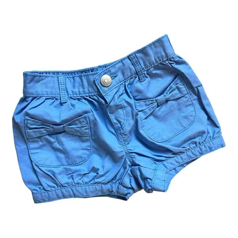 Toddler Girls Gymboree 2016 Blue Bow Shorts - Sz 3T